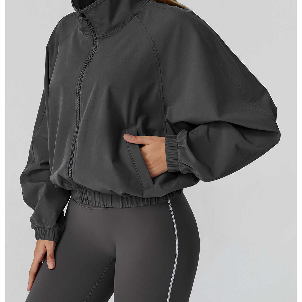 Quick Drying Stand Collar Sports Jacket