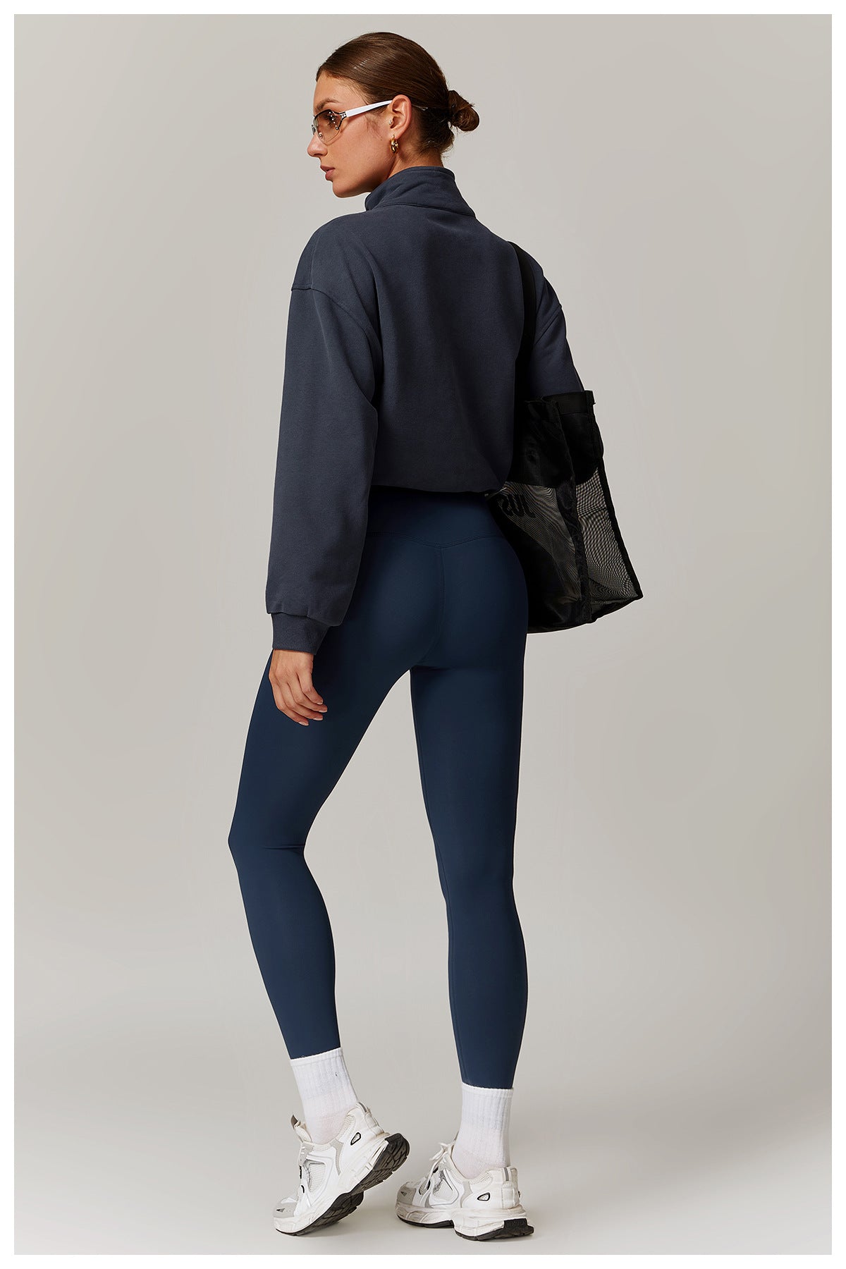 Casual Loose Sweatshirt Warm Running Fitness Top