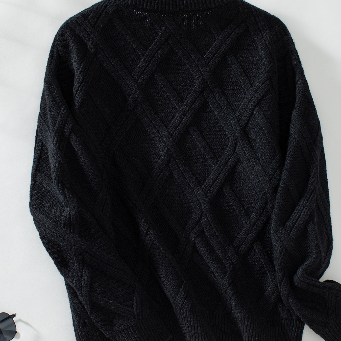 Winter Loose Round Neck Knitted Top