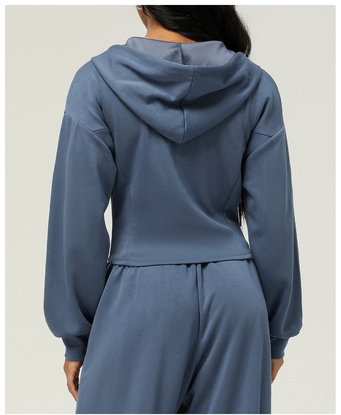 Blue hooded sweatshirt and matching pants by Langry, stylish ملابس for casual wear