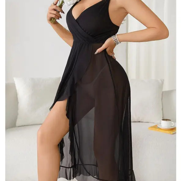 SEXY V NECK BACKLESS LINGERIE-VETEMENTS