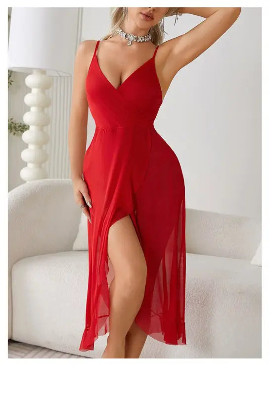 SEXY V NECK BACKLESS LINGERIE-VETEMENTS