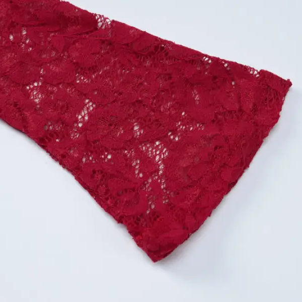 Backless Slim Fit Sheath Dress in Lace and Tulle for Parties