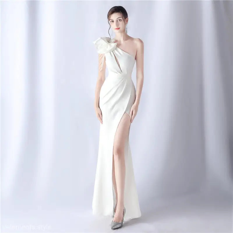 FLORAL HIGH END EVENING DRESS-VETEMENTS