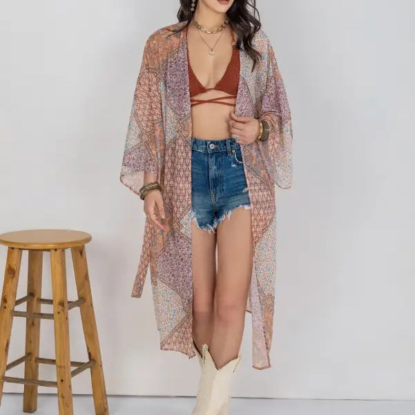 BOHEMIAN KIMONO BLOUSE-VETEMENTS
