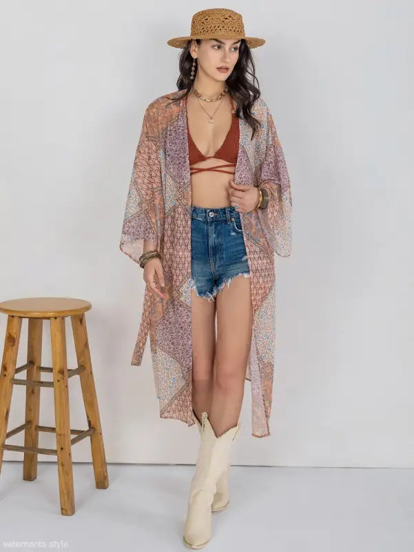 BOHEMIAN KIMONO BLOUSE-VETEMENTS
