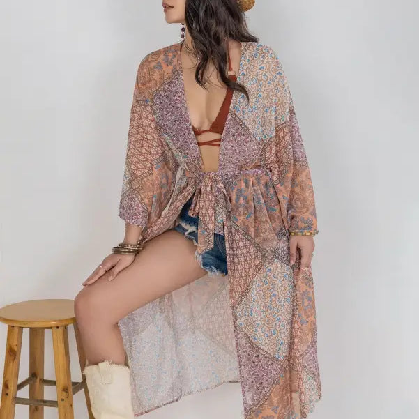 BOHEMIAN KIMONO BLOUSE-VETEMENTS