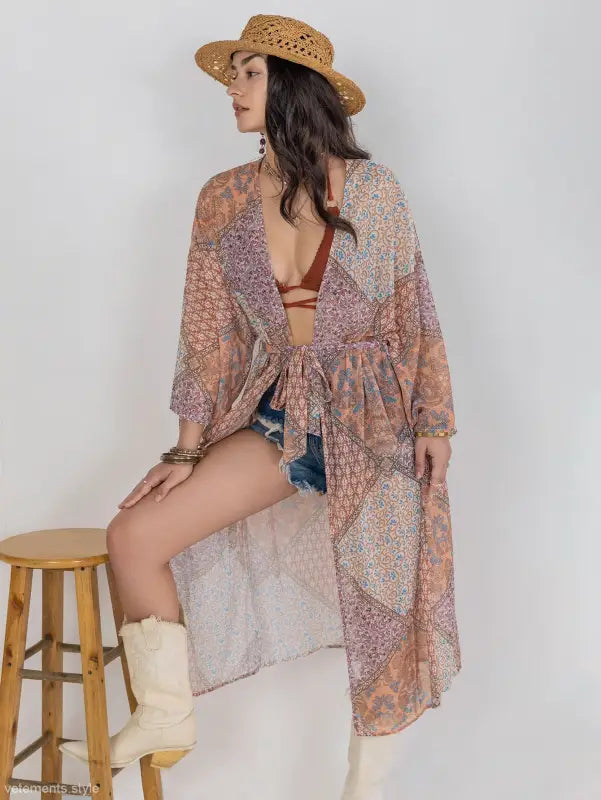 BOHEMIAN KIMONO BLOUSE-VETEMENTS