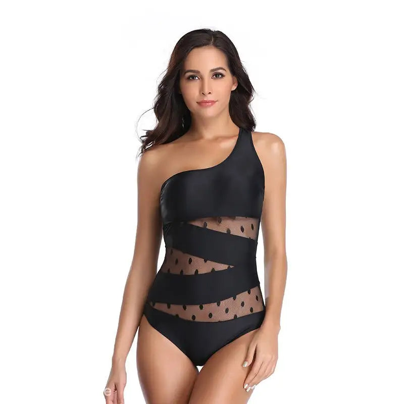 SEXY ONE SHOULDER SWIMSUIT-VETEMENTS