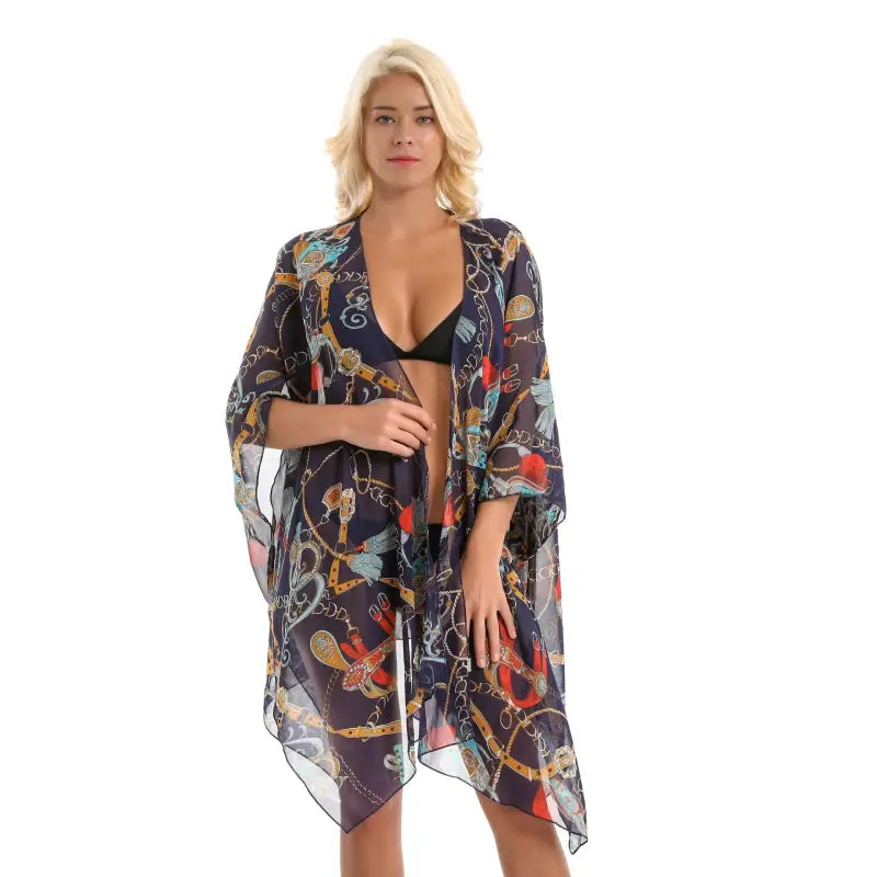 CHIFFON SWIMSUIT BLOUSE LIGHT BIKINI-VETEMENTS