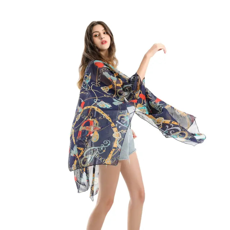 CHIFFON SWIMSUIT BLOUSE LIGHT BIKINI-VETEMENTS