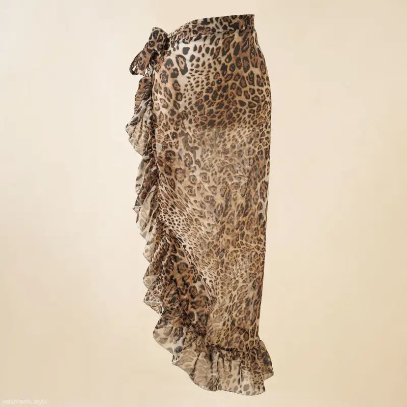 BEACH DRESS LONG FLORAL BIKINI SKIRT-VETEMENTS