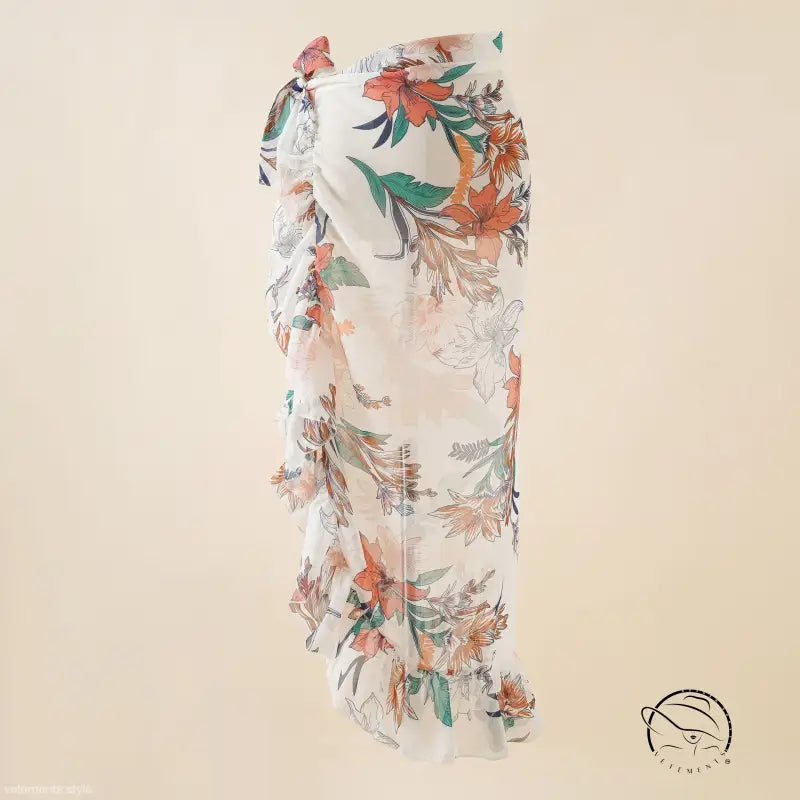 BEACH DRESS LONG FLORAL BIKINI SKIRT-VETEMENTS