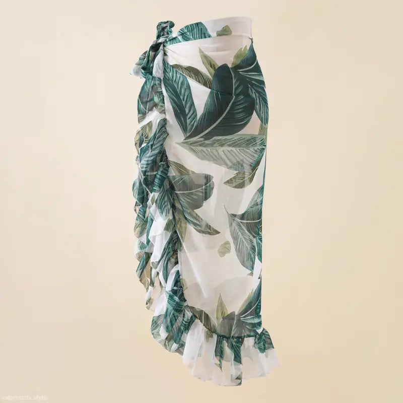 BEACH DRESS LONG FLORAL BIKINI SKIRT-VETEMENTS