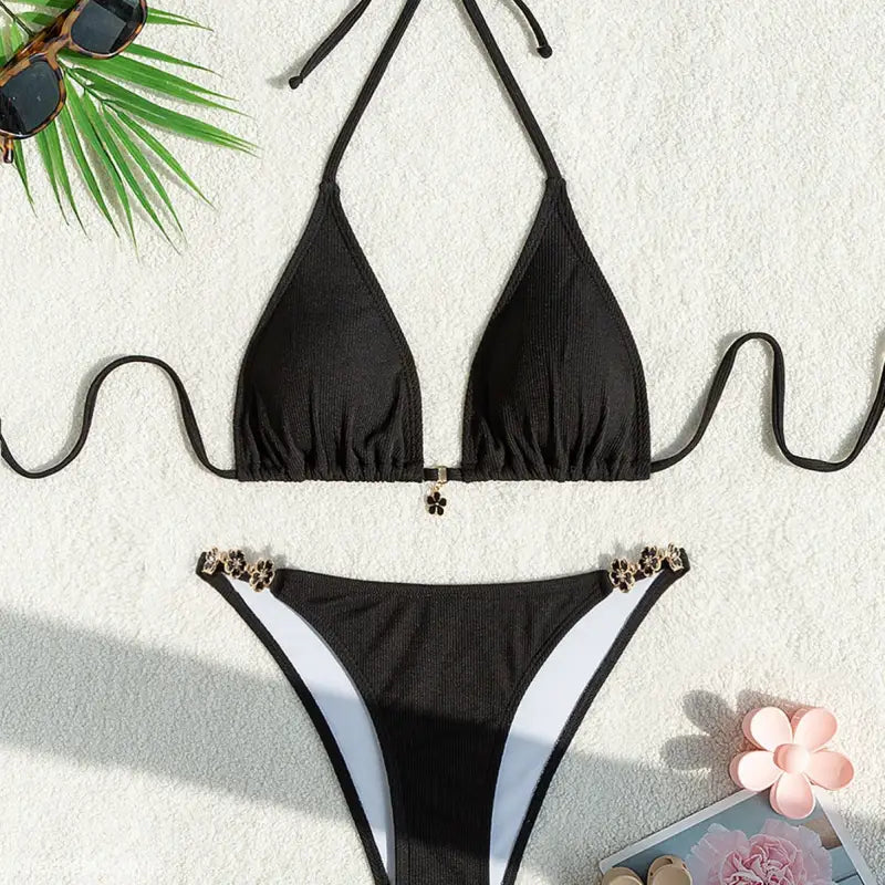 HALTER STRAP ADJUSTABLE SWIMSUIT-VETEMENTS