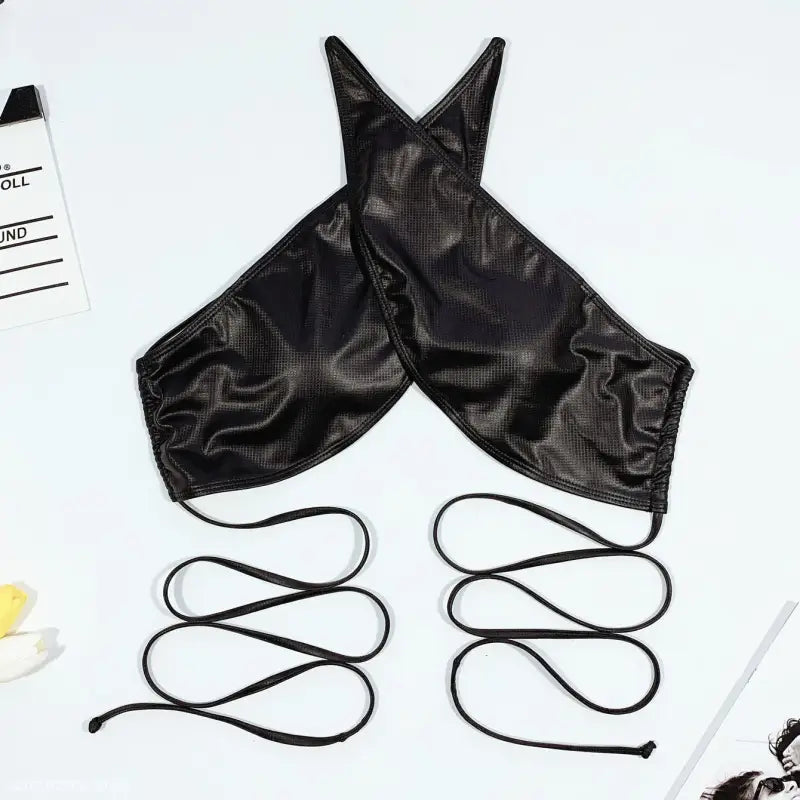 SEXY LEATHER SWIMSUIT-VETEMENTS