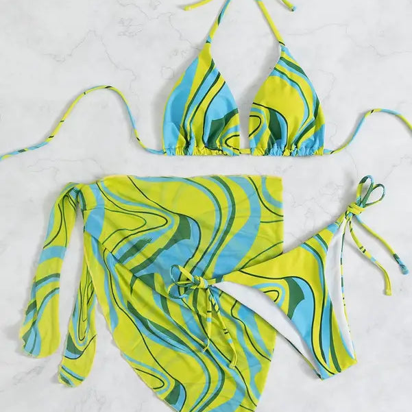 SEXY HALTER BACKLESS BIKINI-VETEMENTS