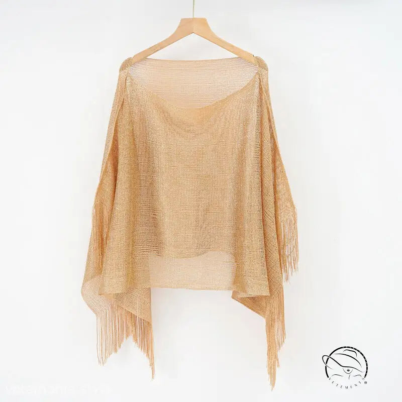 BLOUSE SHAWL TASSEL SCARF-VETEMENTS