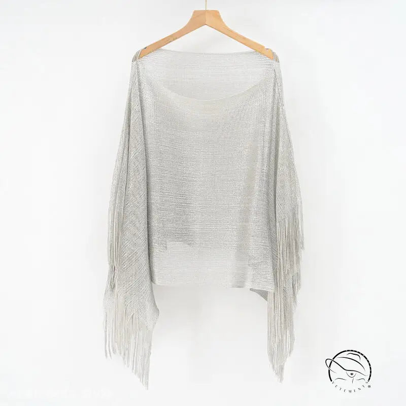 BLOUSE SHAWL TASSEL SCARF-VETEMENTS