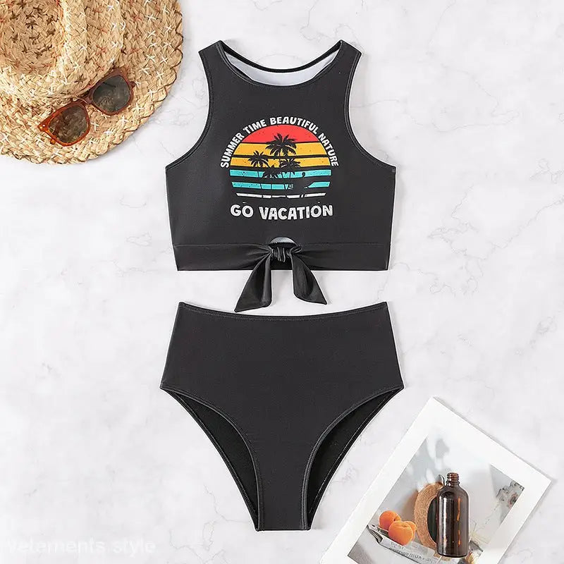 OFFSET BLACK SWIMSUIT-VETEMENTS