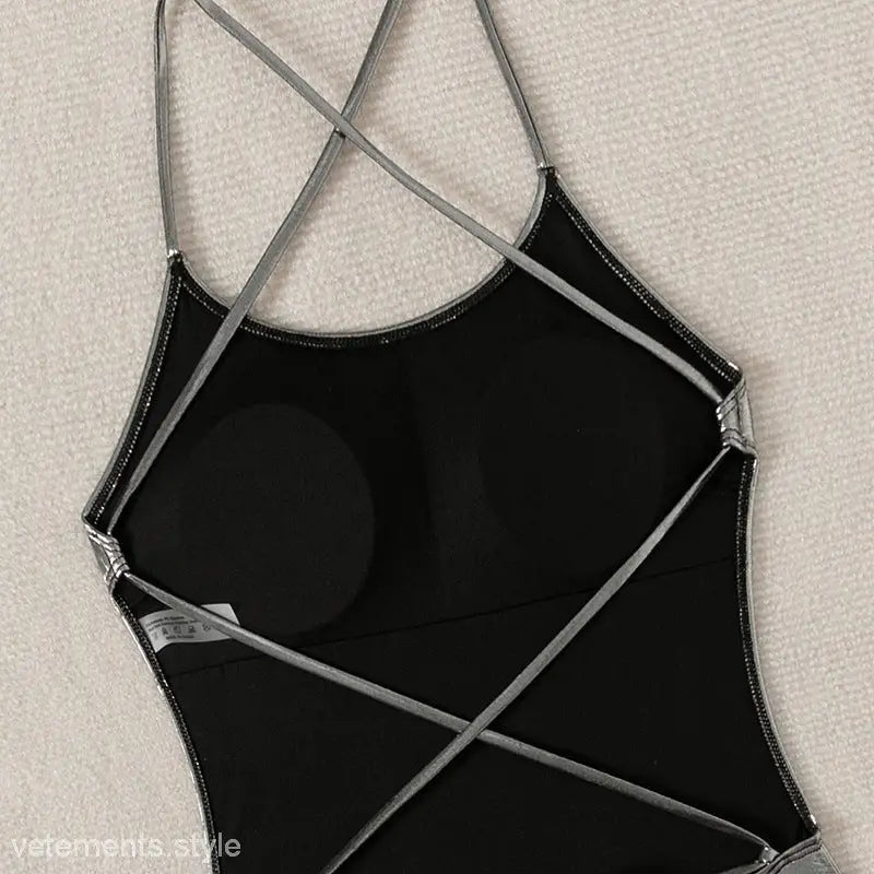 SEXY METAL SWIMSUIT-VETEMENTS