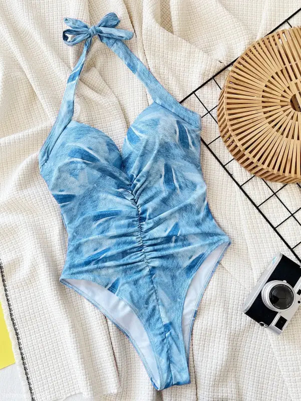 HALTER ONE PIECE SWIMSUIT-VETEMENTS