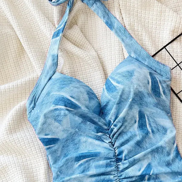 HALTER ONE PIECE SWIMSUIT-VETEMENTS