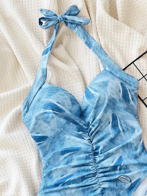 HALTER ONE PIECE SWIMSUIT-VETEMENTS