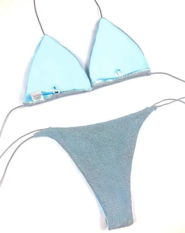 LACE UP BIKINI SWIMSUIT-VETEMENTS