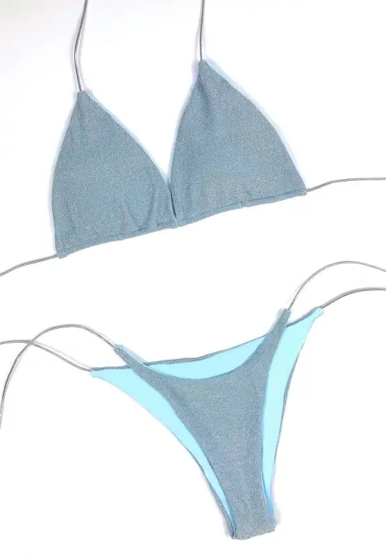 LACE UP BIKINI SWIMSUIT-VETEMENTS