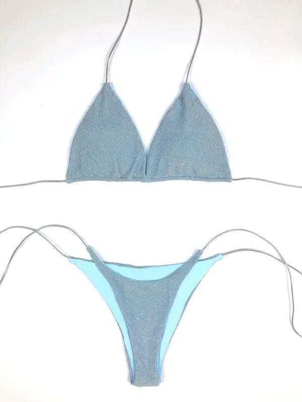 LACE UP BIKINI SWIMSUIT-VETEMENTS