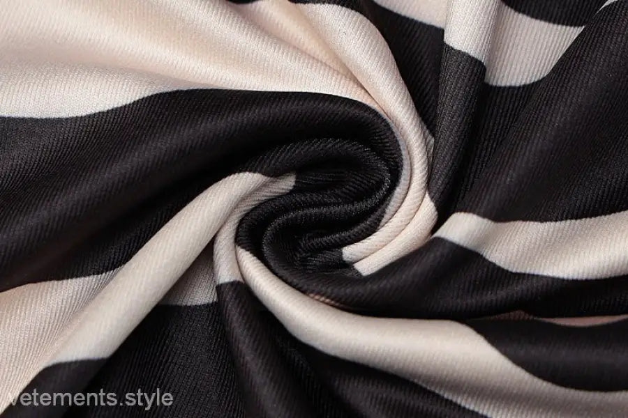 BROWN ZEBRA PRINT DRESS-VETEMENTS