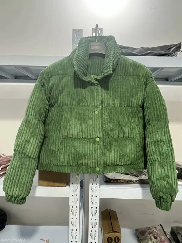 STREET CORDUROY COTTON COAT-VETEMENTS