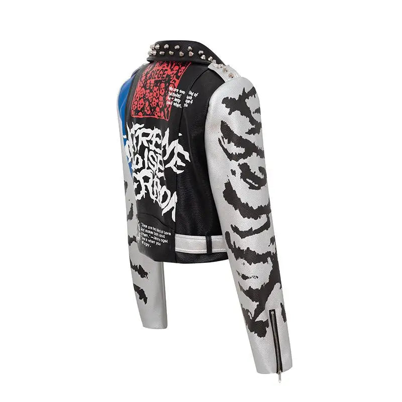 CASUAL GRAFFITI SHORT JACKET-VETEMENTS