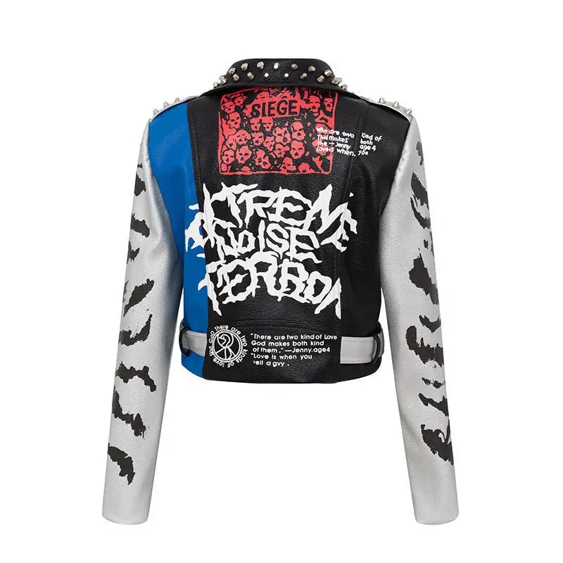 CASUAL GRAFFITI SHORT JACKET-VETEMENTS