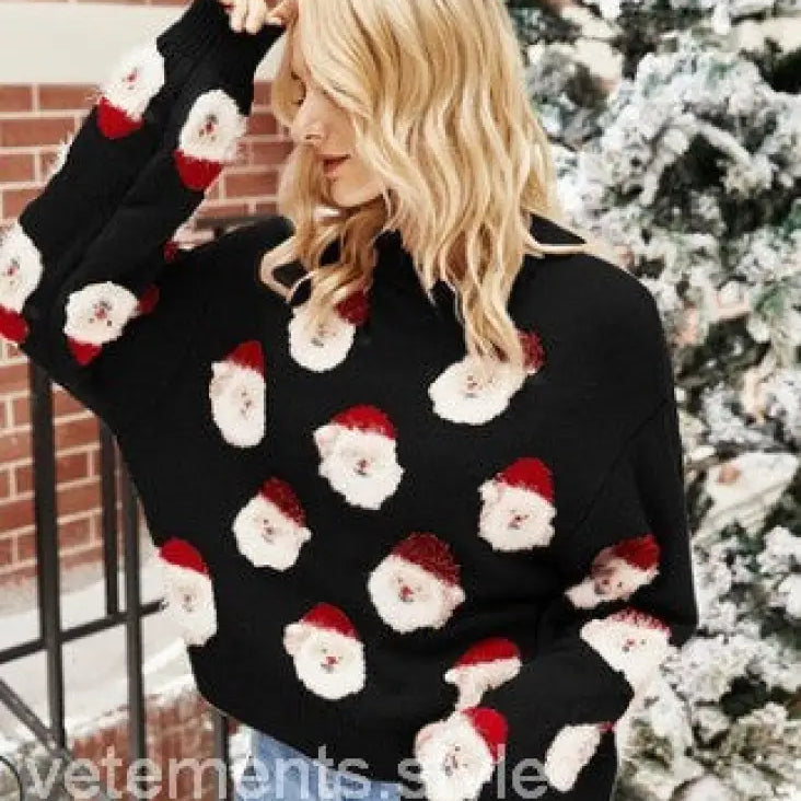 OLD HEAD CHRISTMAS SWEATER-VETEMENTS