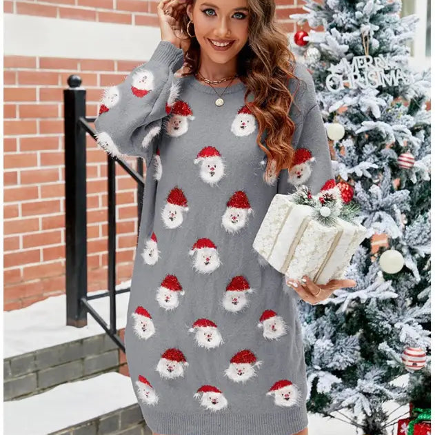 CHRISTMAS WOOLEN DRESS-VETEMENTS