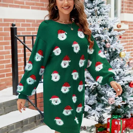 CHRISTMAS WOOLEN DRESS-VETEMENTS