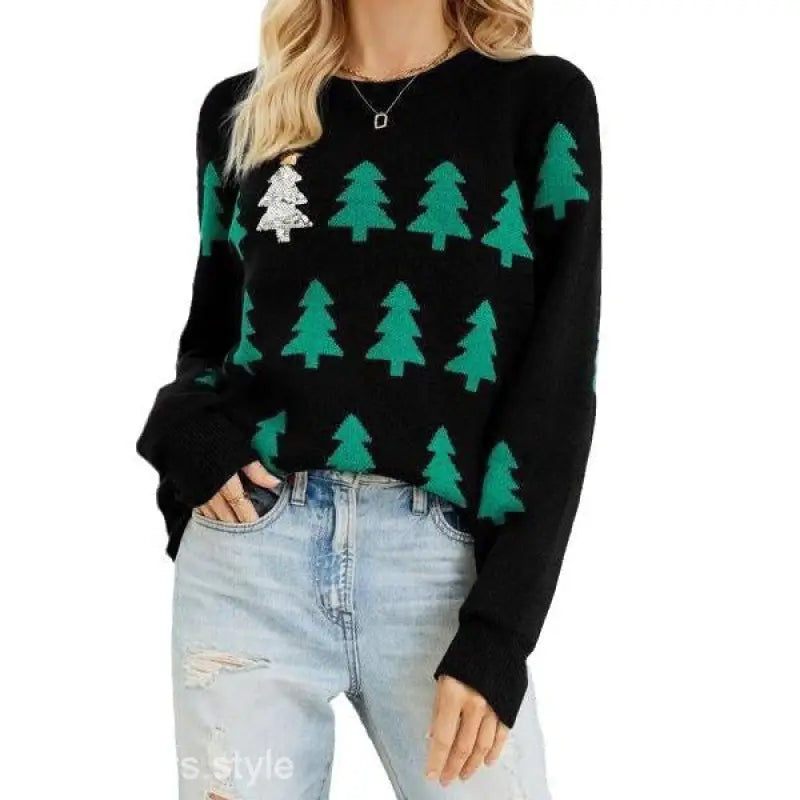 CHRISTMAS TREE JACQUARD SWEATER-VETEMENTS
