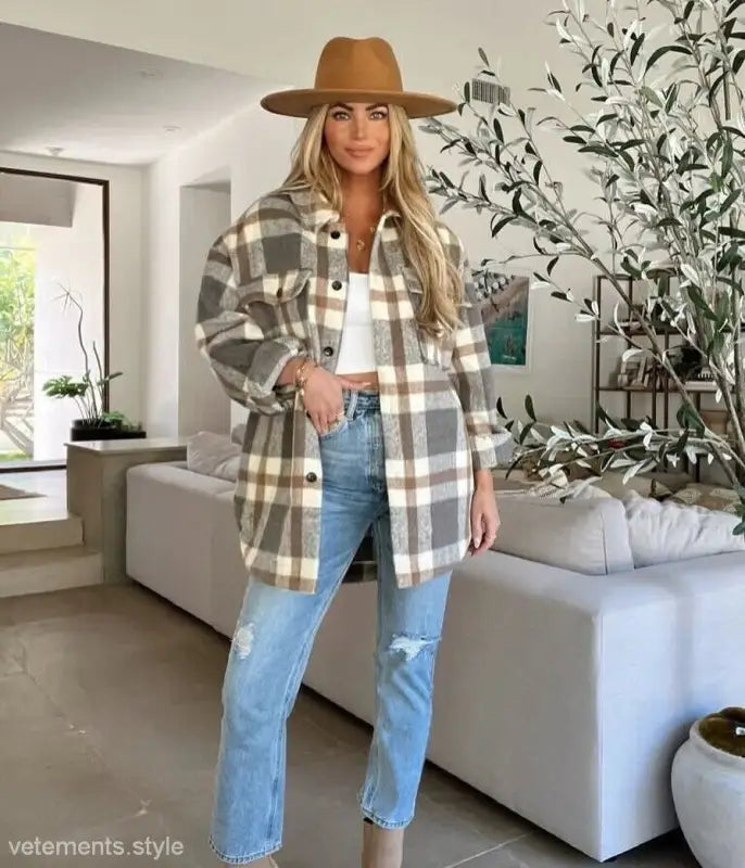 BRUSHED COLLARED JACKET-VETEMENTS