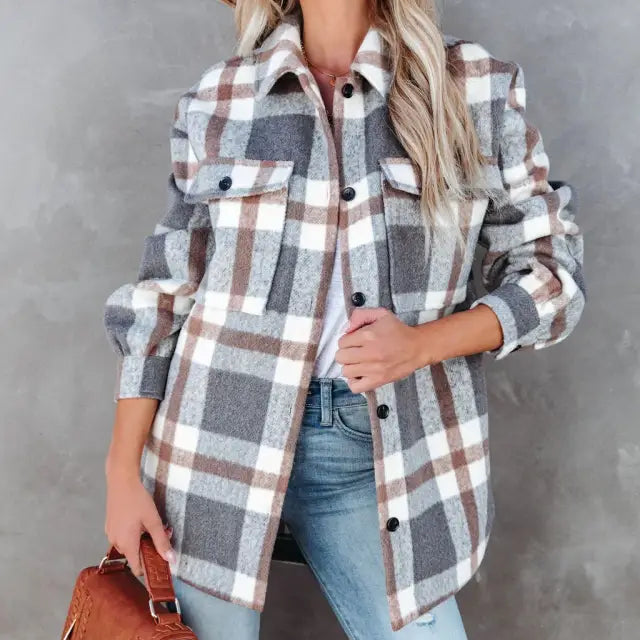 BRUSHED COLLARED JACKET-VETEMENTS