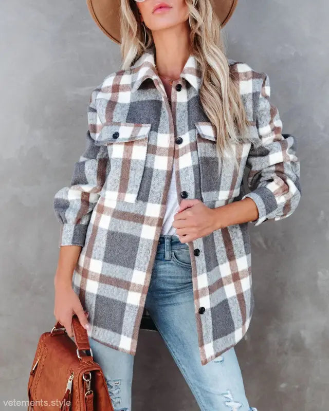 BRUSHED COLLARED JACKET-VETEMENTS