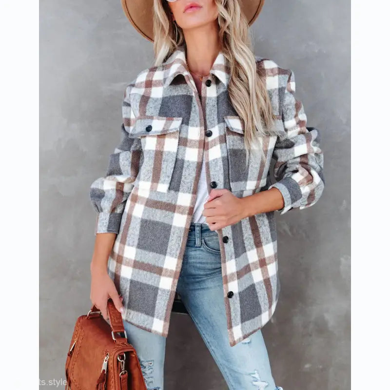 BRUSHED COLLARED JACKET-VETEMENTS