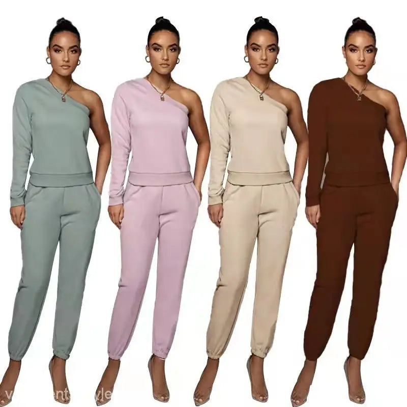 OFF SHOULDER SWEATER SET-VETEMENTS