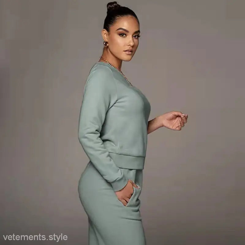 OFF SHOULDER SWEATER SET-VETEMENTS