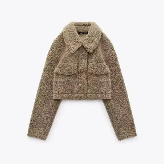 FLEECE WARM SHORT JACKET-VETEMENTS