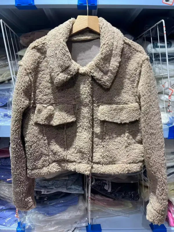 FLEECE WARM SHORT JACKET-VETEMENTS