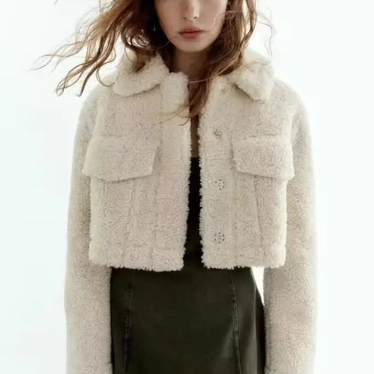 FLEECE WARM SHORT JACKET-VETEMENTS