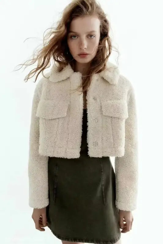 FLEECE WARM SHORT JACKET-VETEMENTS