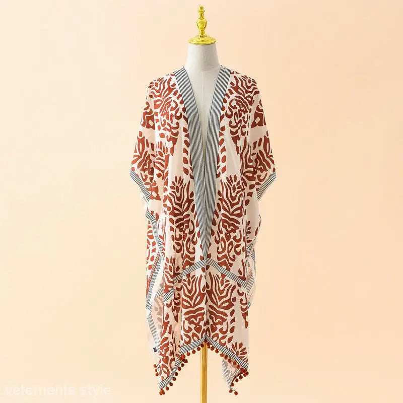 SUMMER CHIFFON SUN PROTECTIVE BLOUSE-VETEMENTS